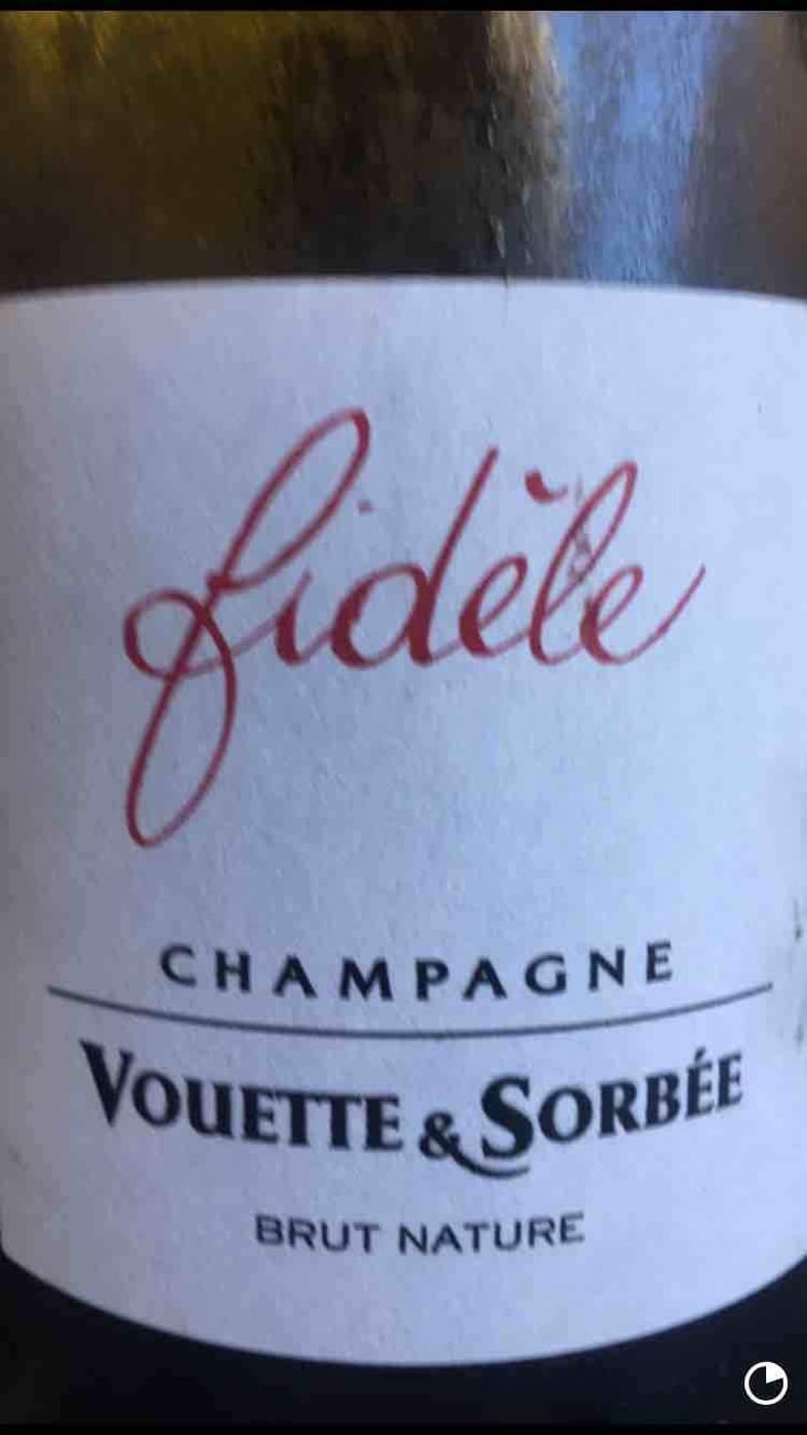Fidèle - Brut Nature - Vouette & Sorbée - Héloïse et Bertrand Gautherot 