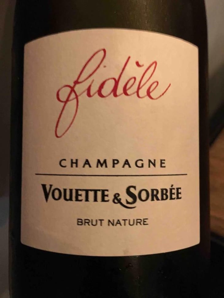 Fidèle - Brut Nature - Vouette & Sorbée - Héloïse et Bertrand Gautherot 