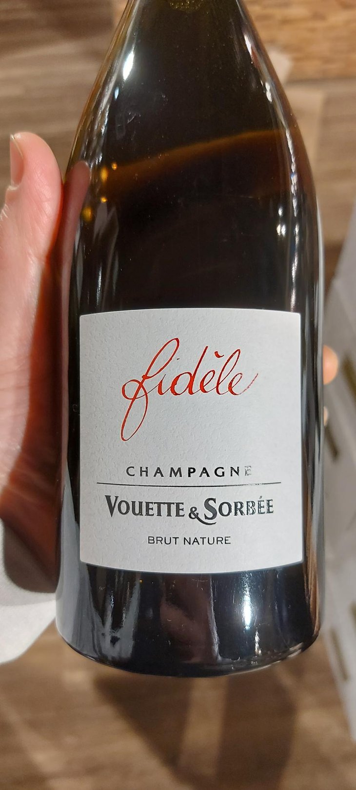 Fidèle - Brut Nature - Vouette & Sorbée - Héloïse et Bertrand Gautherot 