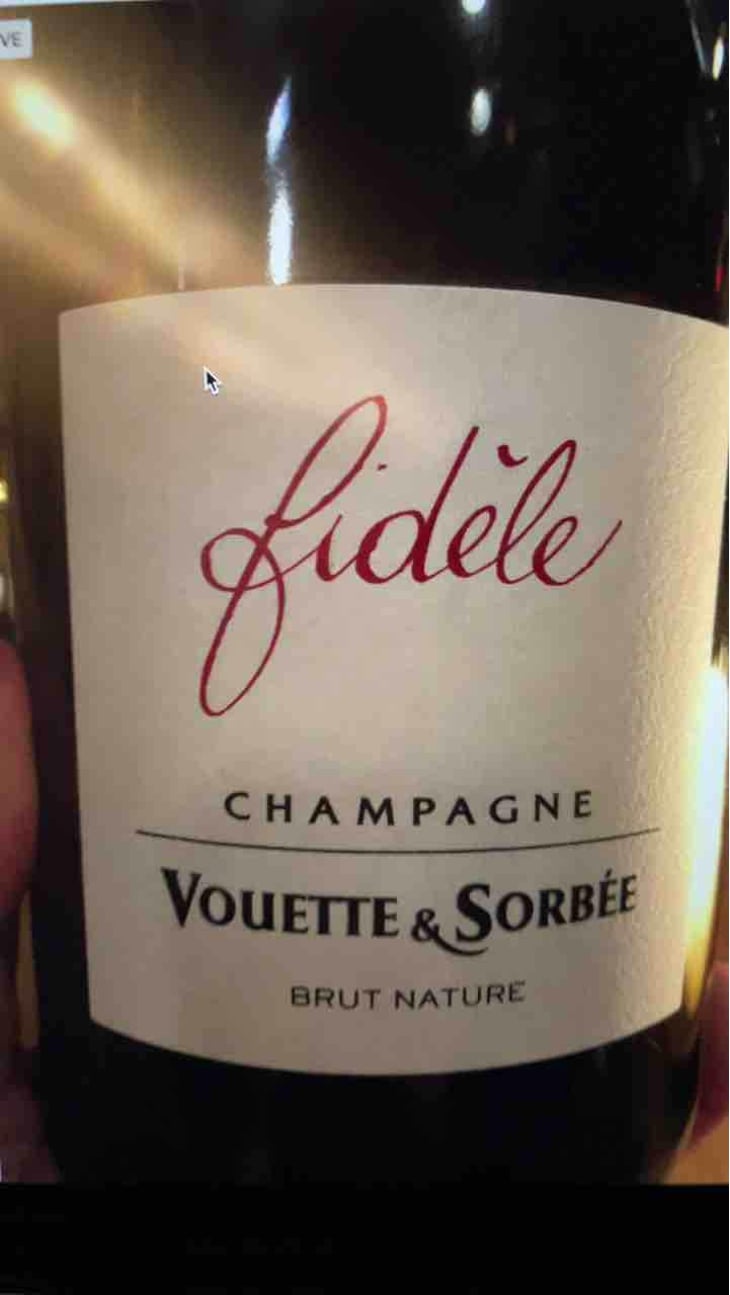 Fidèle - Brut Nature - Vouette & Sorbée - Héloïse et Bertrand Gautherot 