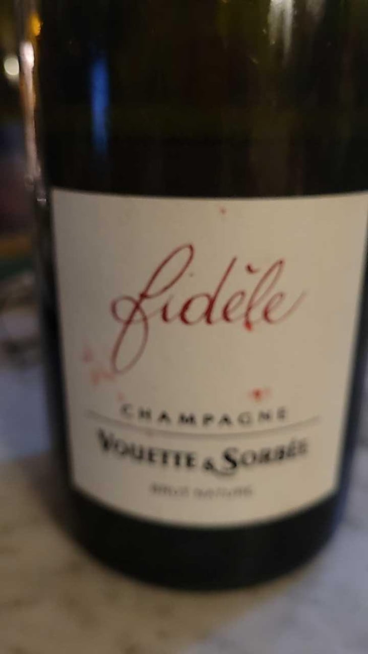 Fidèle - Brut Nature - Vouette & Sorbée - Héloïse et Bertrand Gautherot 