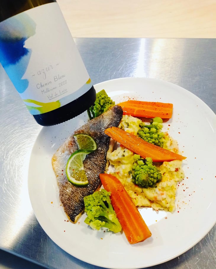 File De Daurade Grillé, Mousseline De Panais & Légumes Croquants. - Gare Aux Vins - 624737