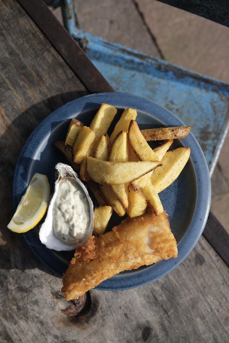 Fish And Chips - Oyster Club Dinard - 779110