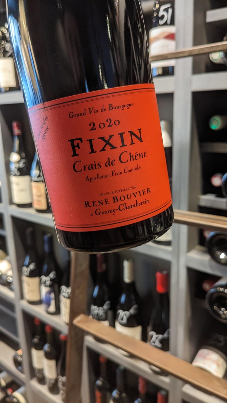 Fixin Crais de Chêne - Domaine René Bouvier - Bernard & Régis Bouvier -2020