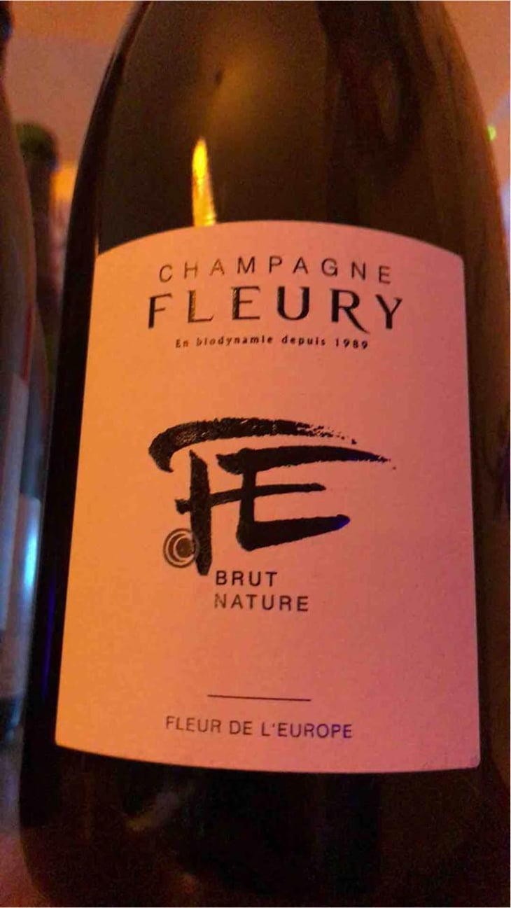 Fleur de l'Europe Brut Nature - Champagne Fleury - Morgane, Jean-Sébastien & Benoit Fleury 