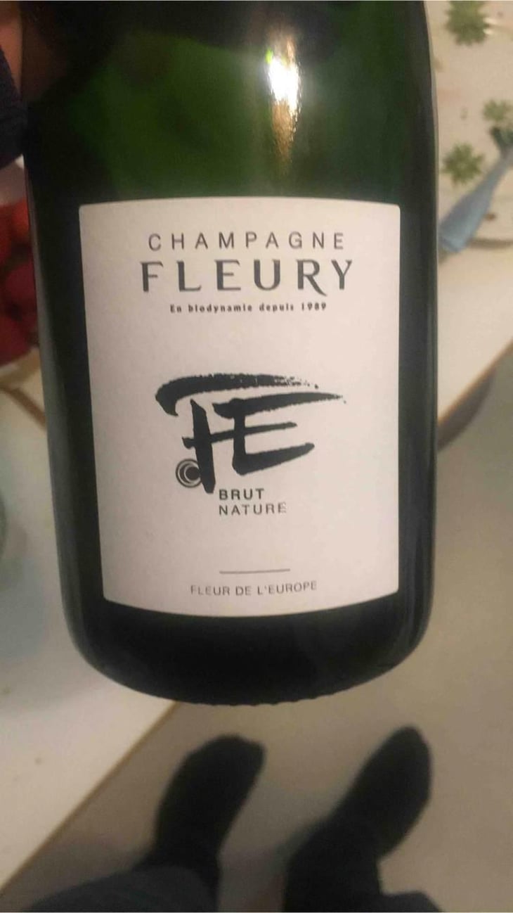 Fleur de l'Europe Brut Nature - Champagne Fleury - Morgane, Jean-Sébastien & Benoit Fleury 