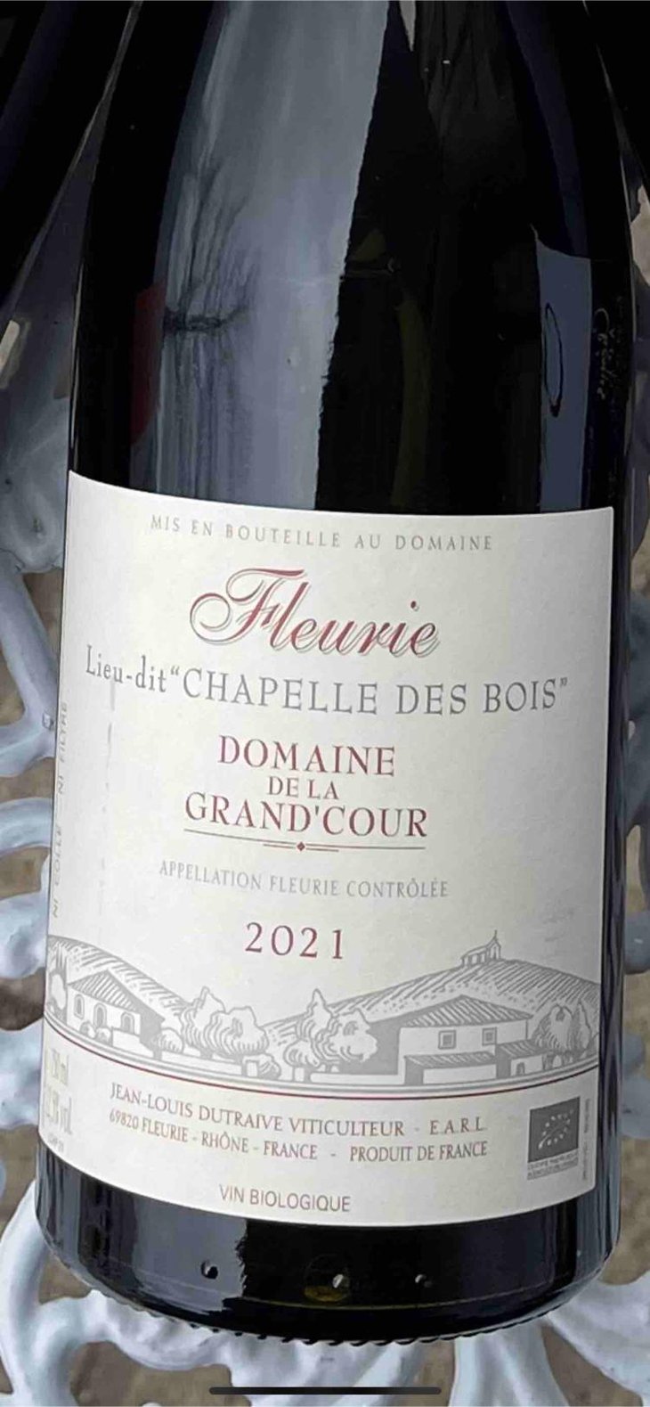 Fleurie "Chapelle Des Bois" - Domaine de la Grand'Cour - Jean-Louis Dutraive 