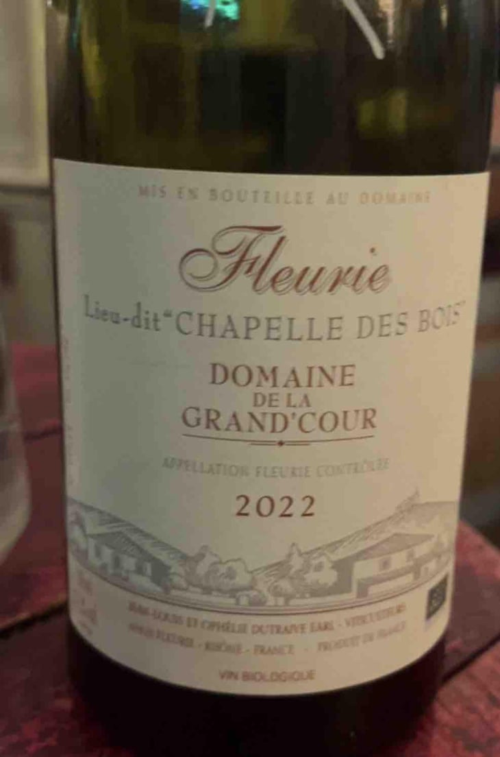 Fleurie "Chapelle Des Bois" - Domaine de la Grand'Cour - Jean-Louis Dutraive 