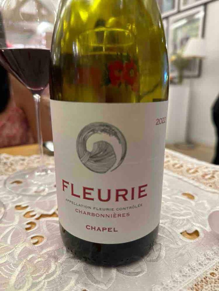 Fleurie "Charbonnières" - Domaine Chapel - David Chapel & Michele Smith-Chapel -2019