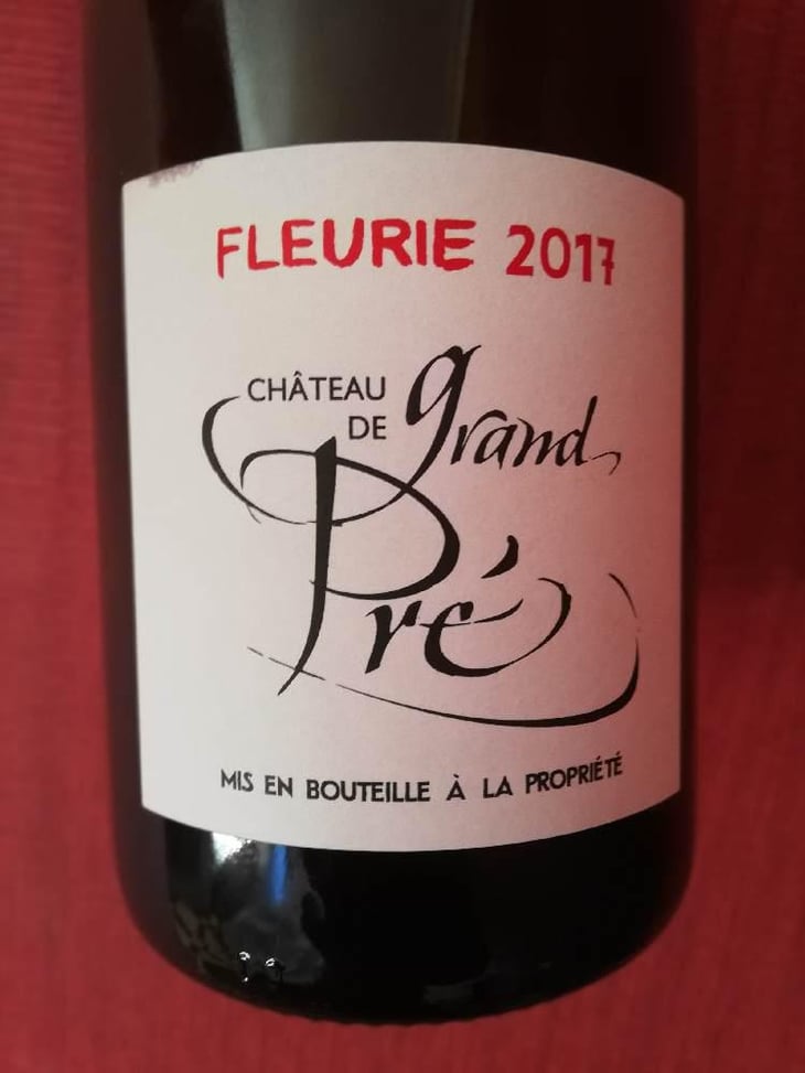 Fleurie Château de Grand pré - Château de Grand Pré - Claude, Romain & Christine Zordan 