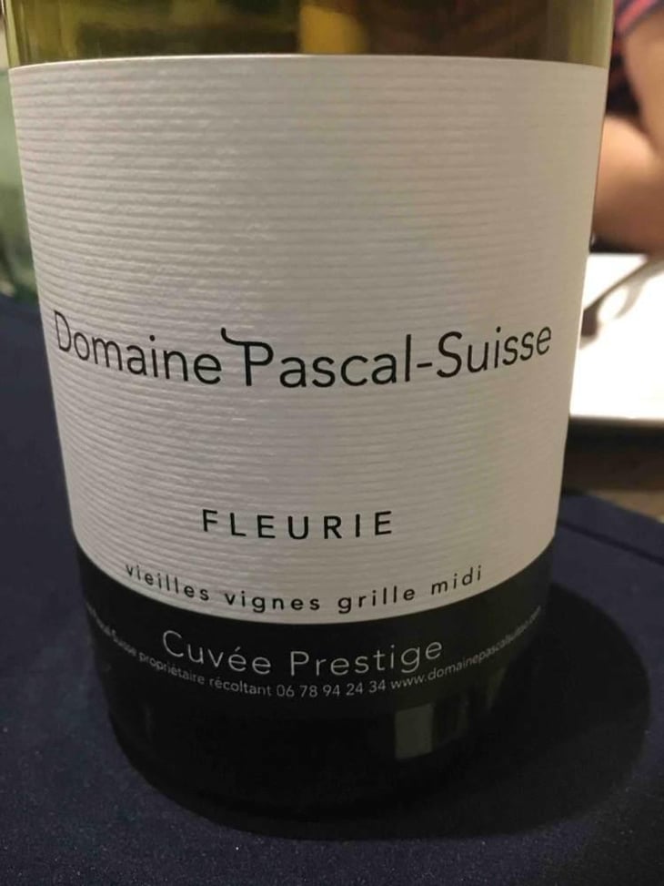 Fleurie Cuvée Prestige - Domaine Pascal-Suisse - Joël Pascal-Suisse 