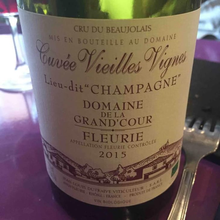 Fleurie Cuvée Vieilles Vignes - Domaine de la Grand'Cour - Jean-Louis Dutraive 