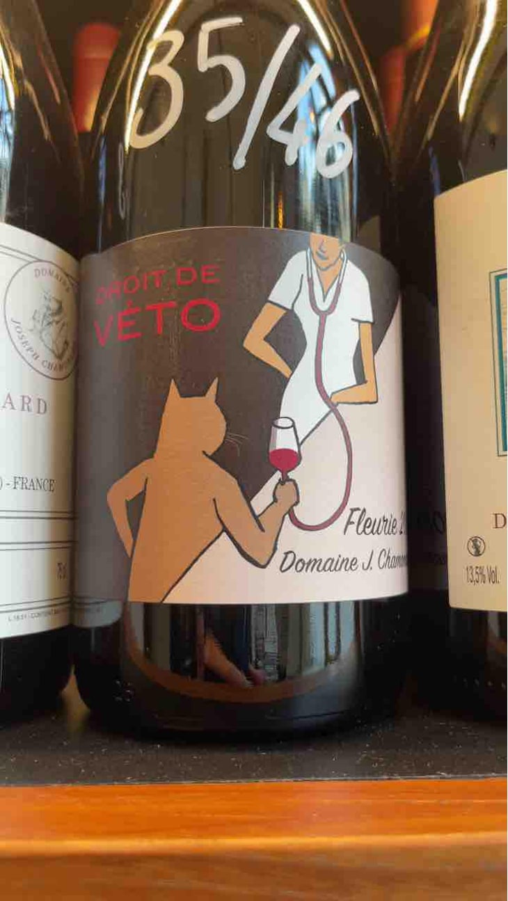 Fleurie Droit de véto - Domaine Chamonard - Jean-Claude, Jeanne & Geneviève Chanudet 