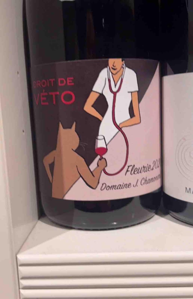 Fleurie Droit de véto - Domaine Chamonard - Jean-Claude, Jeanne & Geneviève Chanudet 