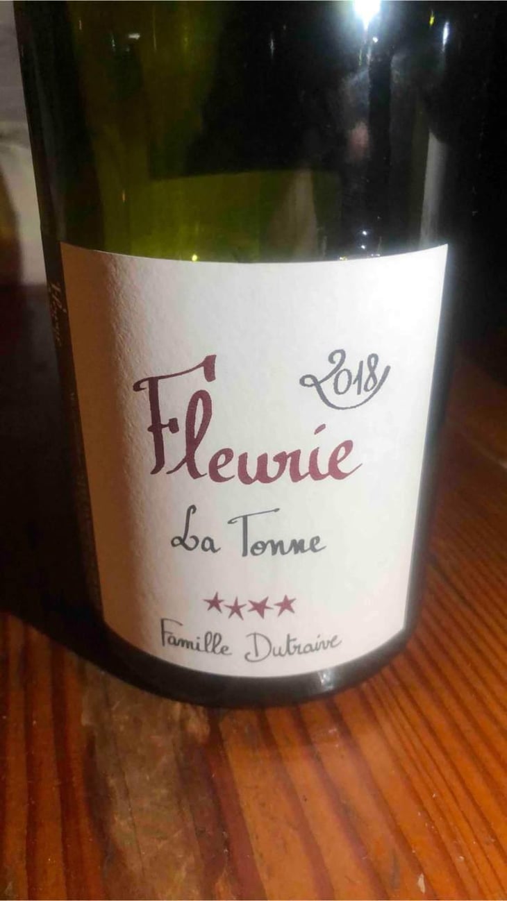 Fleurie La Tonne - Domaine de la Grand'Cour - Jean-Louis Dutraive 