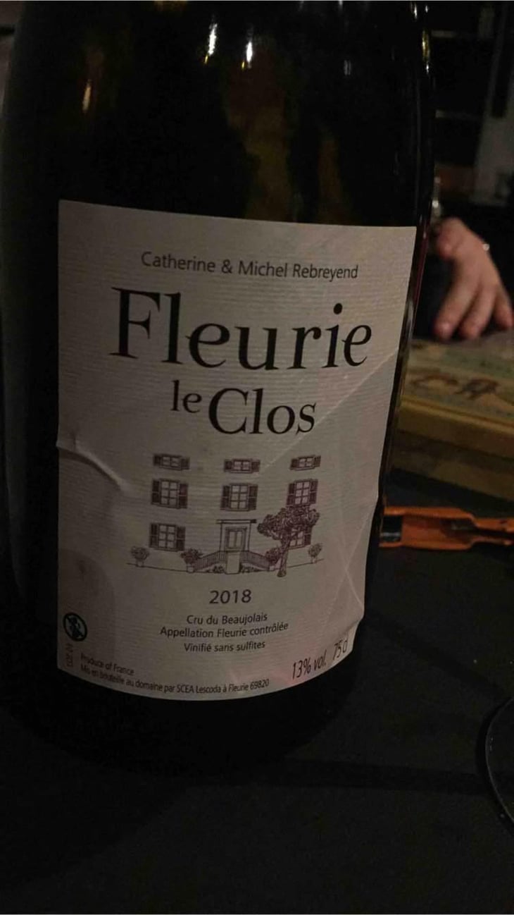 Fleurie Le Clos - Catherine Et Michel Rebreyend - Michel Rebreyend 
