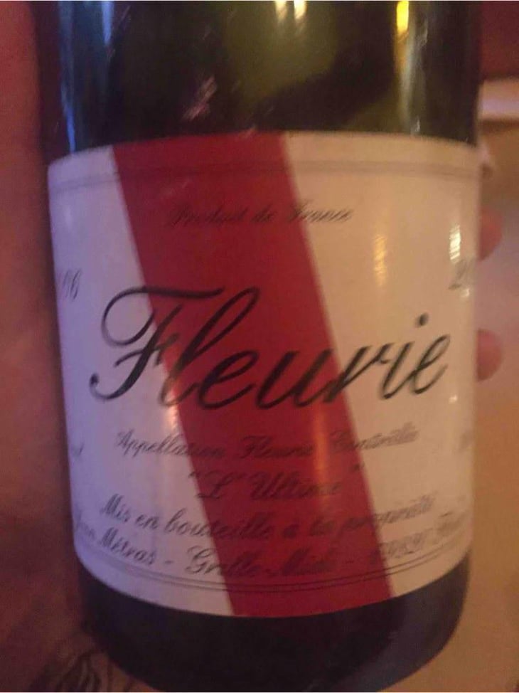 Fleurie L'Ultime - Domaine Métras - Yvon Métras 