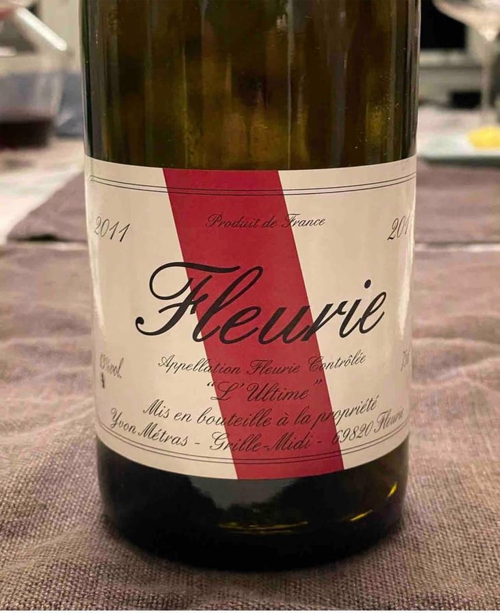 Fleurie L'Ultime - Domaine Métras - Yvon Métras 