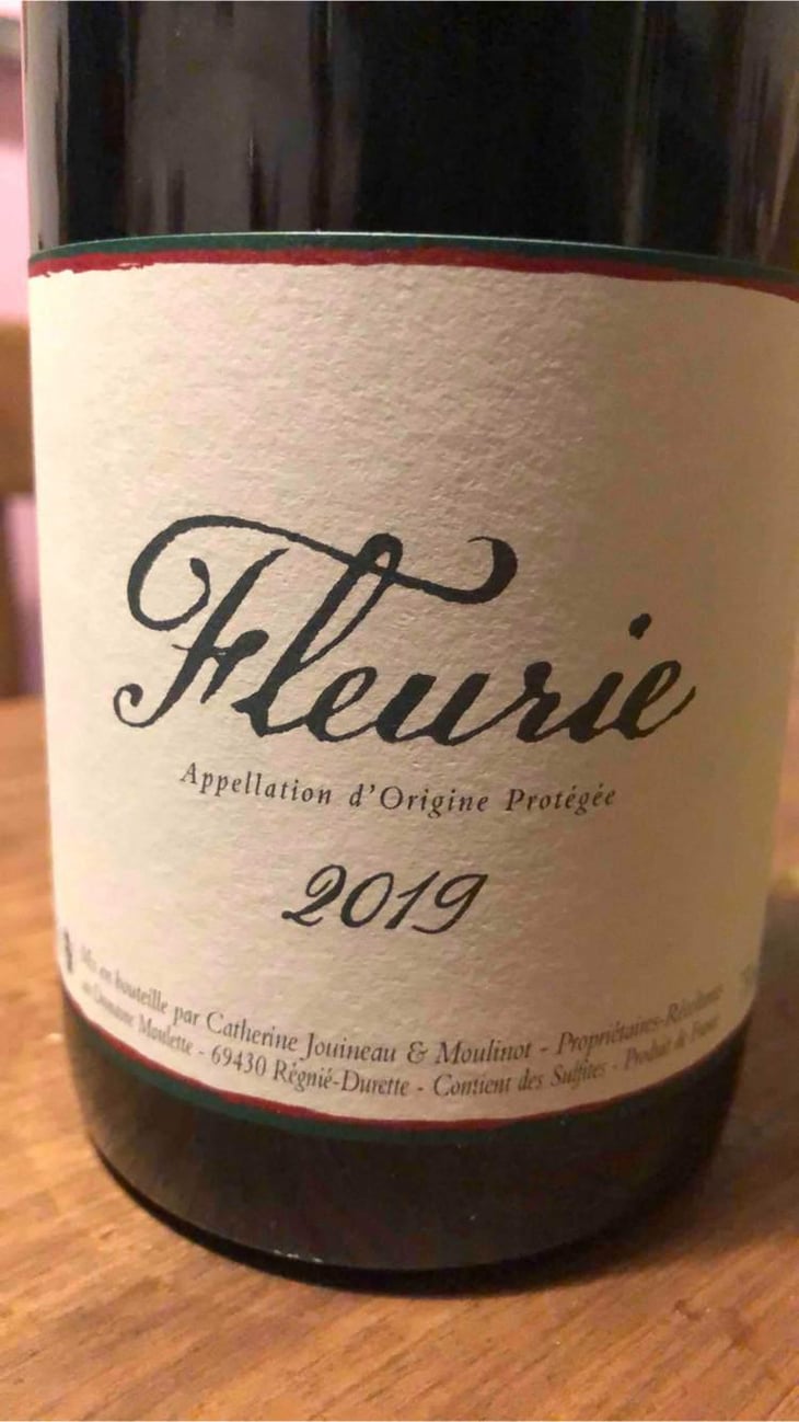 Fleurie - Domaine Moulette - Catherine Jouineau & Moulinot 