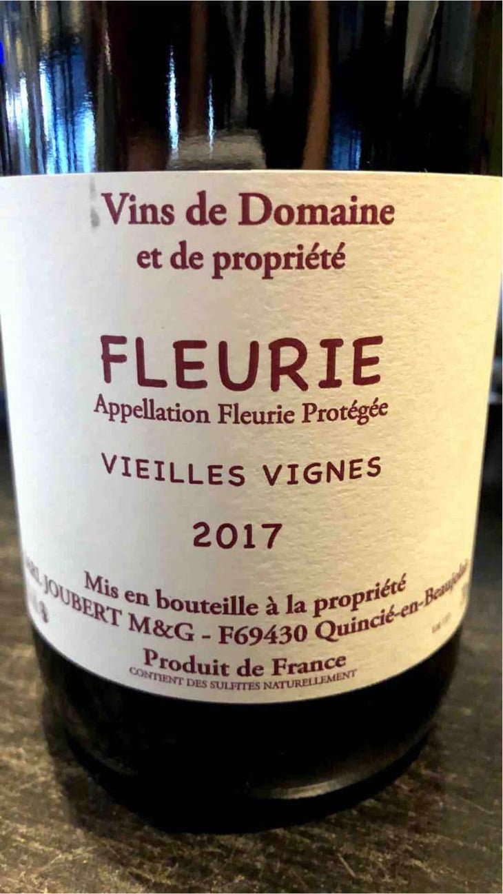 Fleurie Vieilles Vignes - Domaine Marcel Joubert - Carine Joubert 