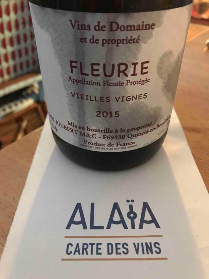 Fleurie Vieilles Vignes - Domaine Marcel Joubert - Carine Joubert 