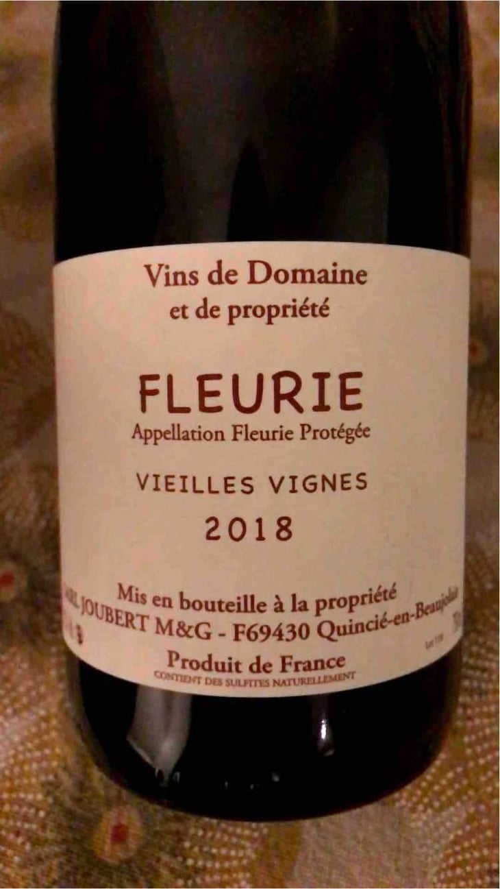 Fleurie Vieilles Vignes - Domaine Marcel Joubert - Carine Joubert 