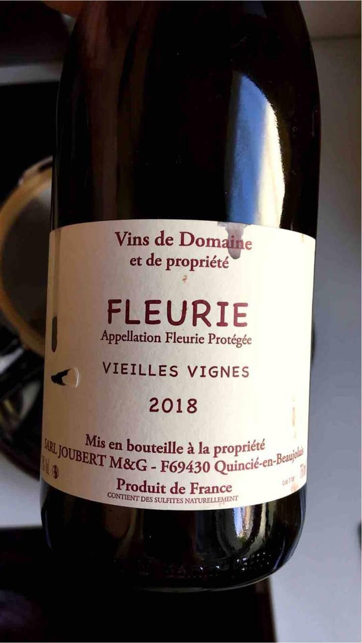 Fleurie Vieilles Vignes - Domaine Marcel Joubert - Carine Joubert 