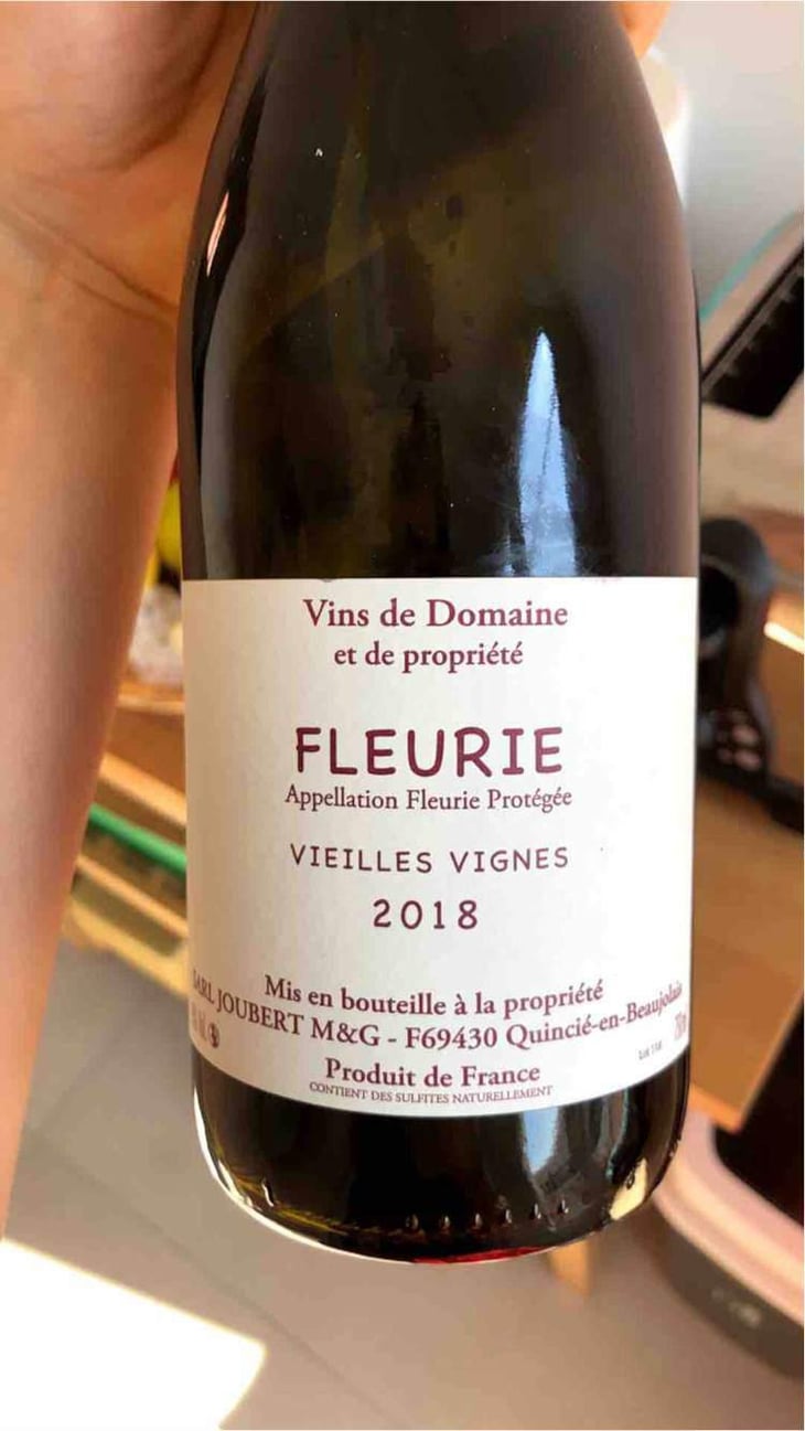 Fleurie Vieilles Vignes - Domaine Marcel Joubert - Carine Joubert 