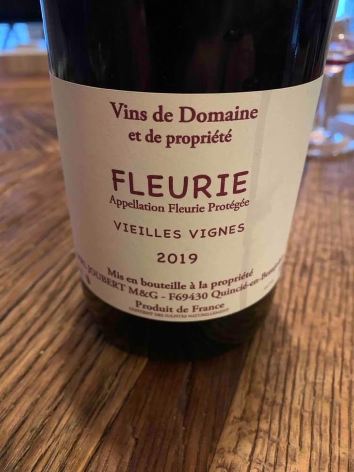 Fleurie Vieilles Vignes - Domaine Marcel Joubert - Carine Joubert 