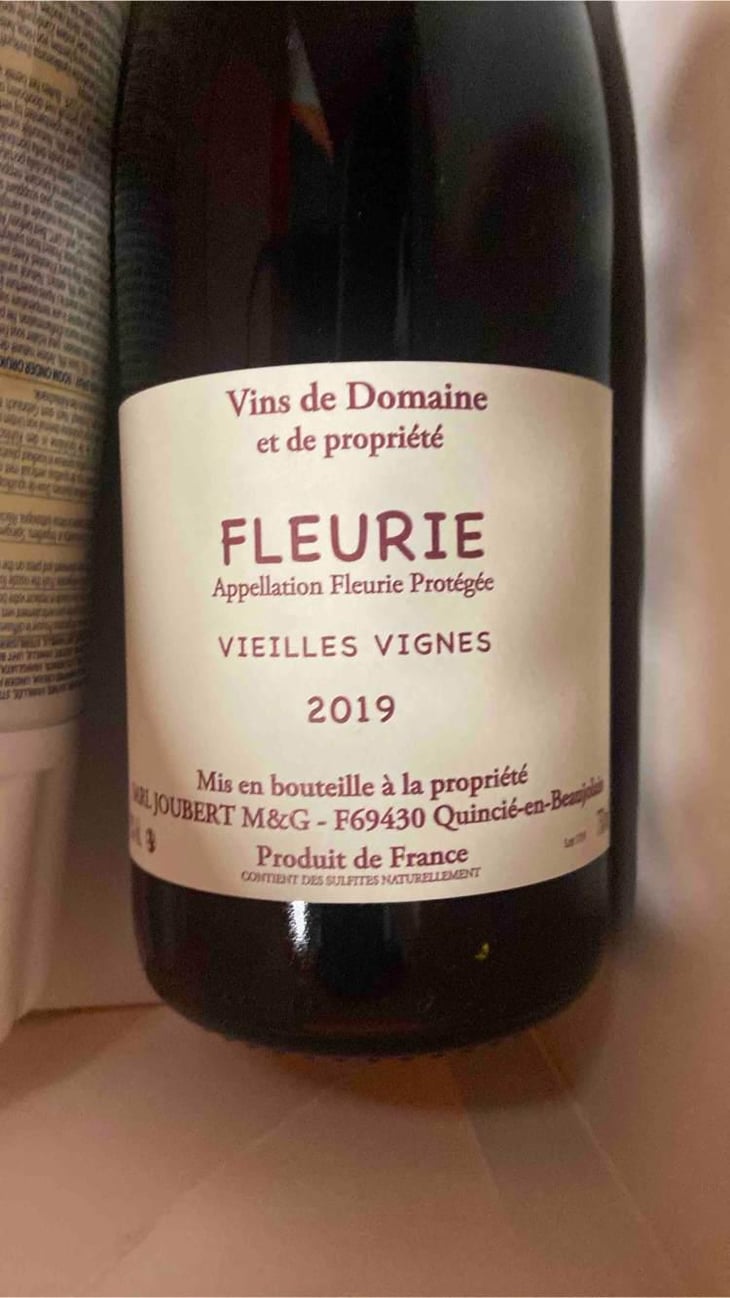 Fleurie Vieilles Vignes - Domaine Marcel Joubert - Carine Joubert 