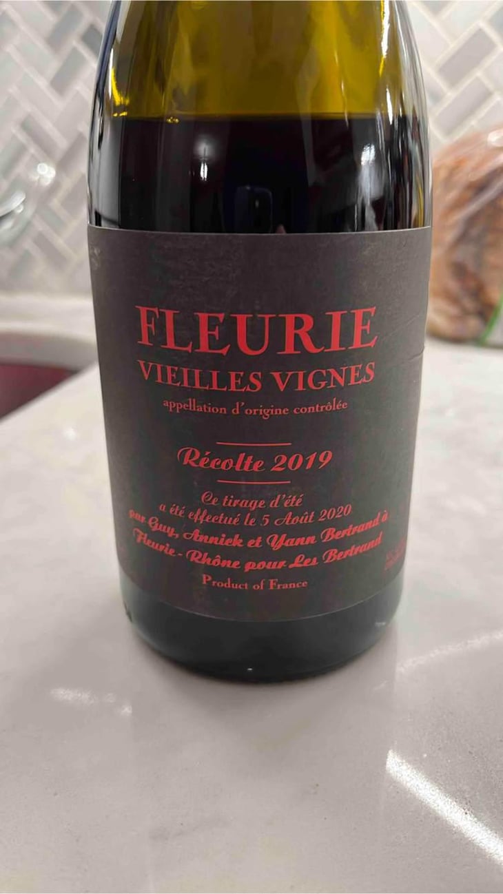 Fleurie Vieilles Vignes - Les Bertrand - Guy, Annick & Yann Bertrand 