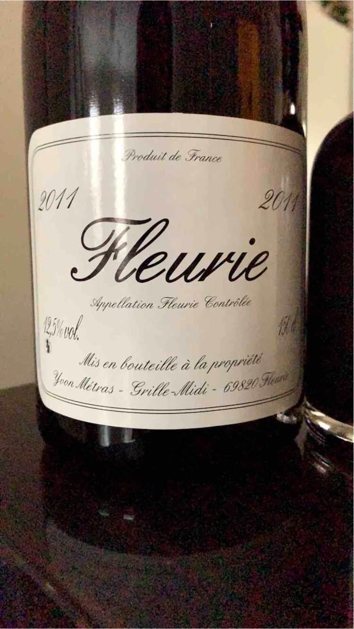 Fleurie - Domaine Métras - Yvon Métras 