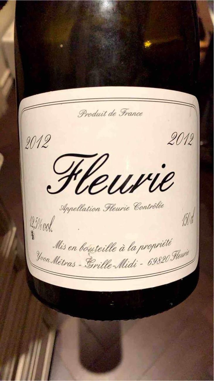 Fleurie - Domaine Métras - Yvon Métras 