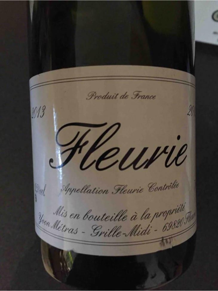 Fleurie - Domaine Métras - Yvon Métras 