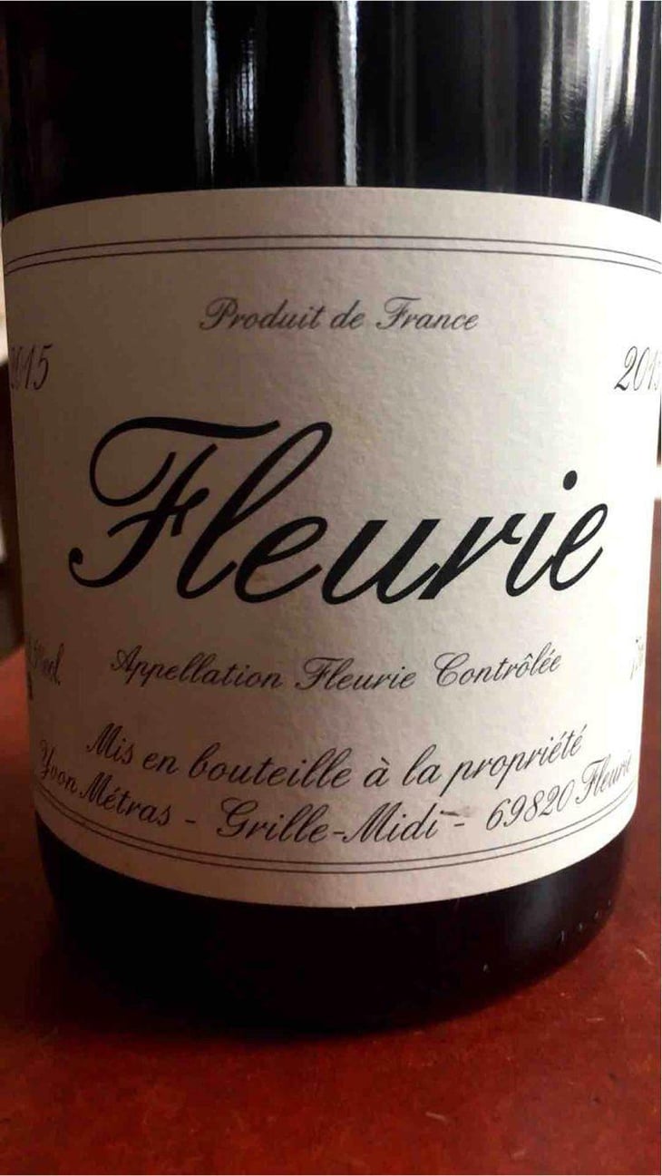Fleurie - Domaine Métras - Yvon Métras 