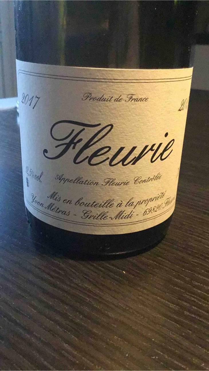 Fleurie - Domaine Métras - Yvon Métras 