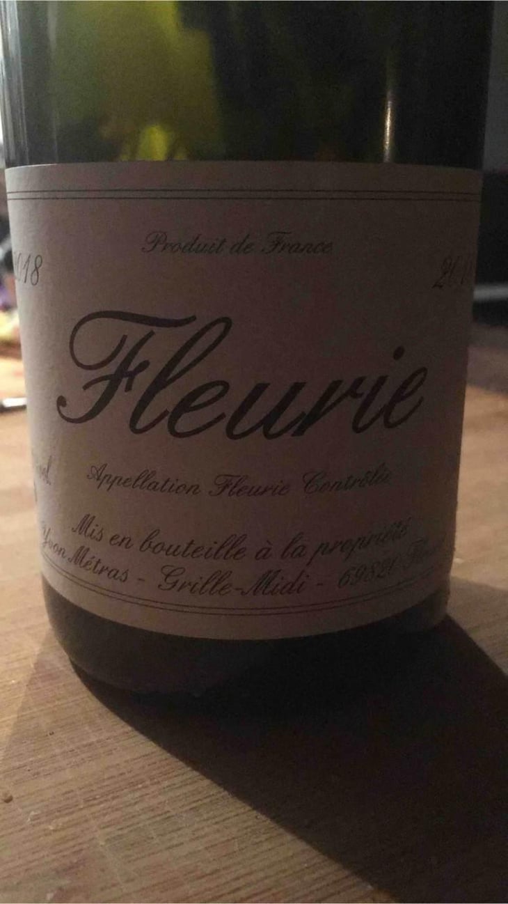 Fleurie - Domaine Métras - Yvon Métras 