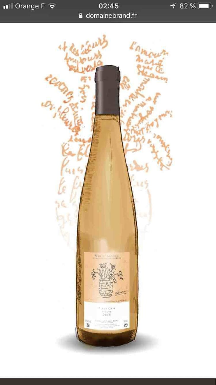 Fleurs Macération - Domaine Brand & Fils - Philippe Brand 
