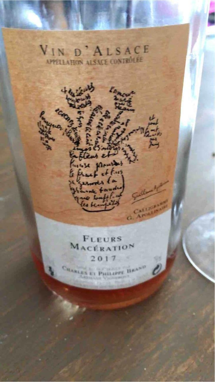Fleurs Macération - Domaine Brand & Fils - Philippe Brand 