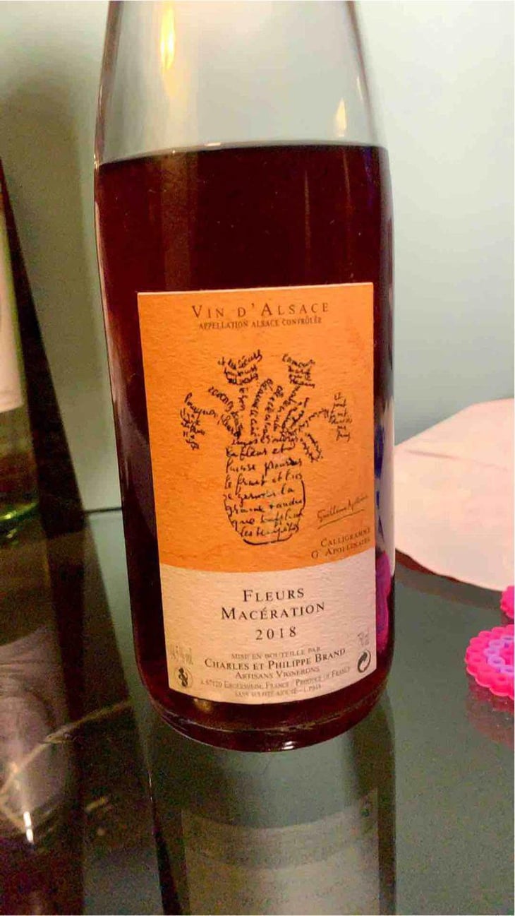Fleurs Macération - Domaine Brand & Fils - Philippe Brand 