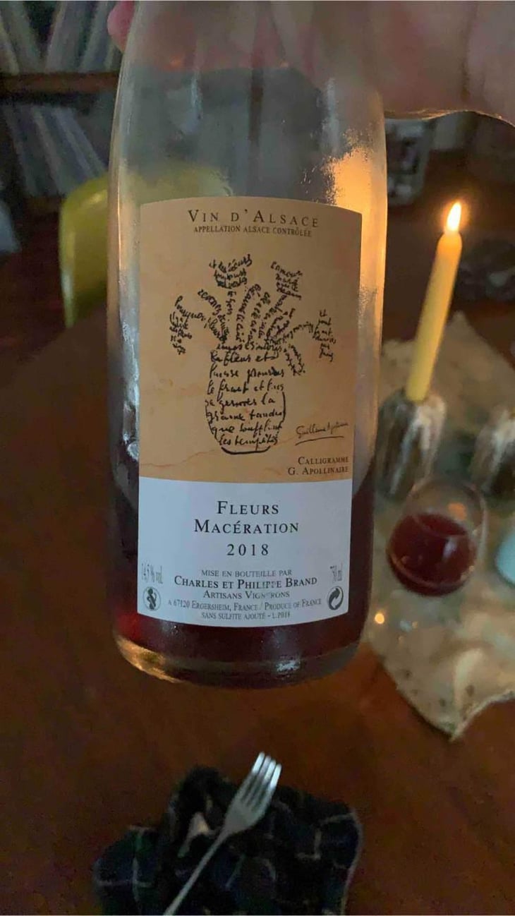 Fleurs Macération - Domaine Brand & Fils - Philippe Brand 