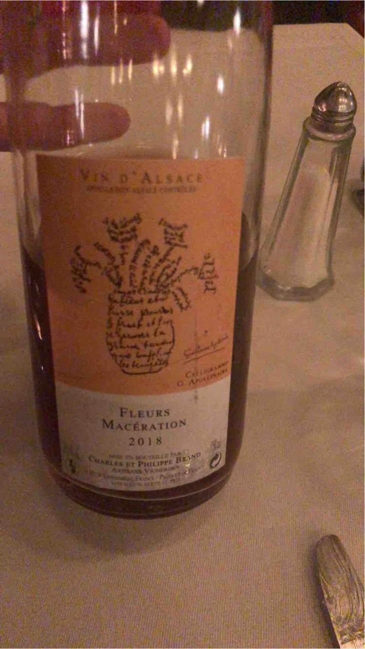 Fleurs Macération - Domaine Brand & Fils - Philippe Brand 