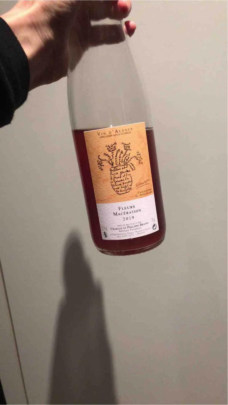 Fleurs Macération - Domaine Brand & Fils - Philippe Brand 