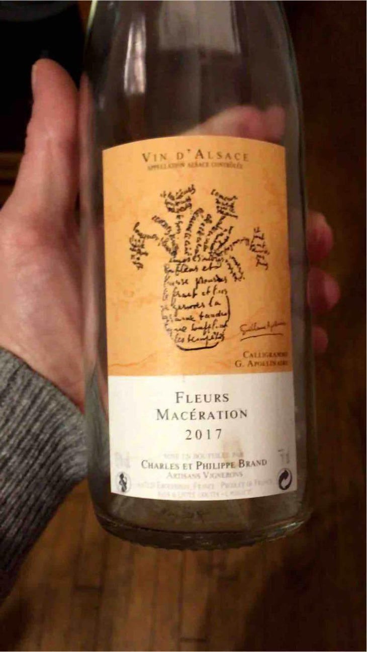 Fleurs Macération - Domaine Brand & Fils - Philippe Brand 