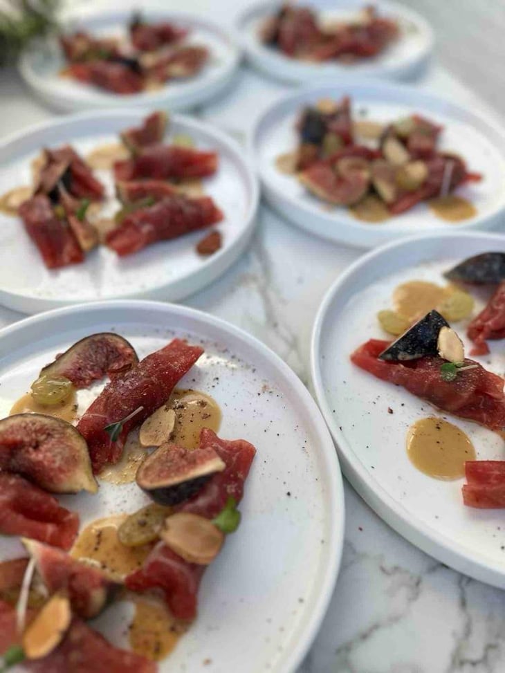 Foie Gras, Boeuf Et Figues Noires, Crémeux Sésame -  - 684340