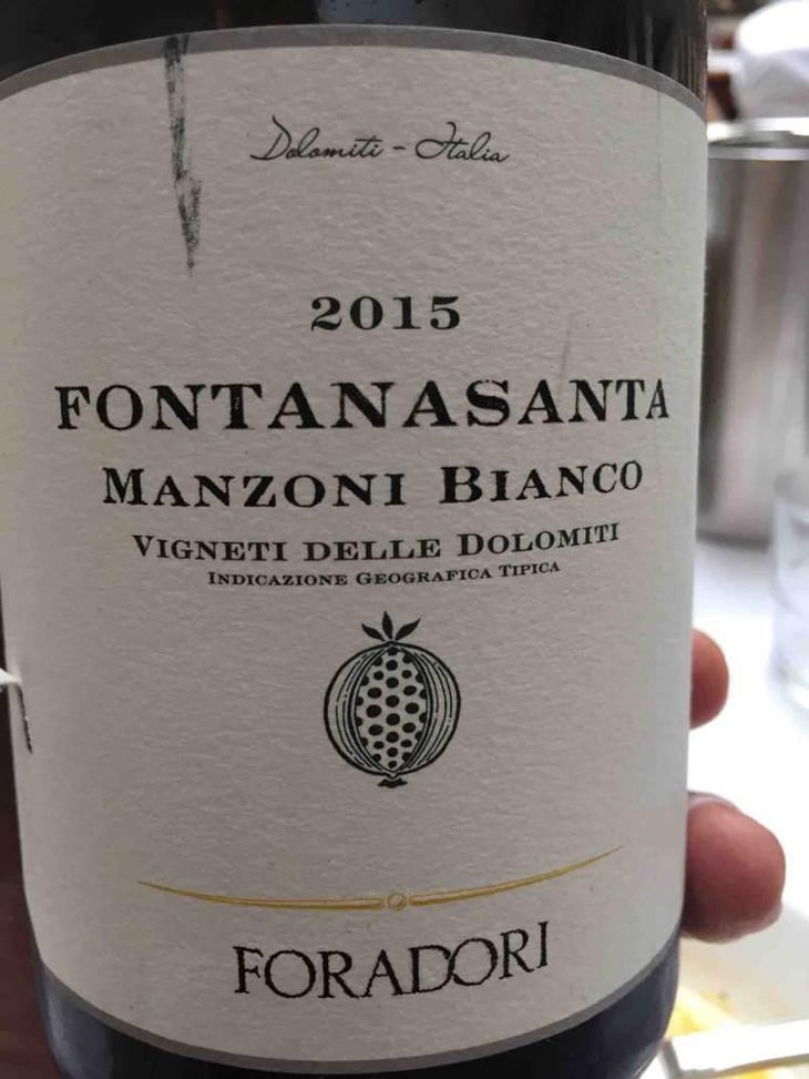 Fontanasanta Manzoni Bianco - Azienda Agricola Foradori - Elisabetta Foradori 