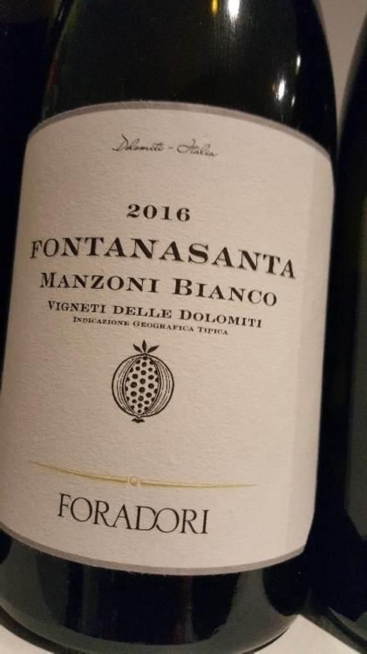 Fontanasanta Manzoni Bianco - Azienda Agricola Foradori - Elisabetta Foradori 