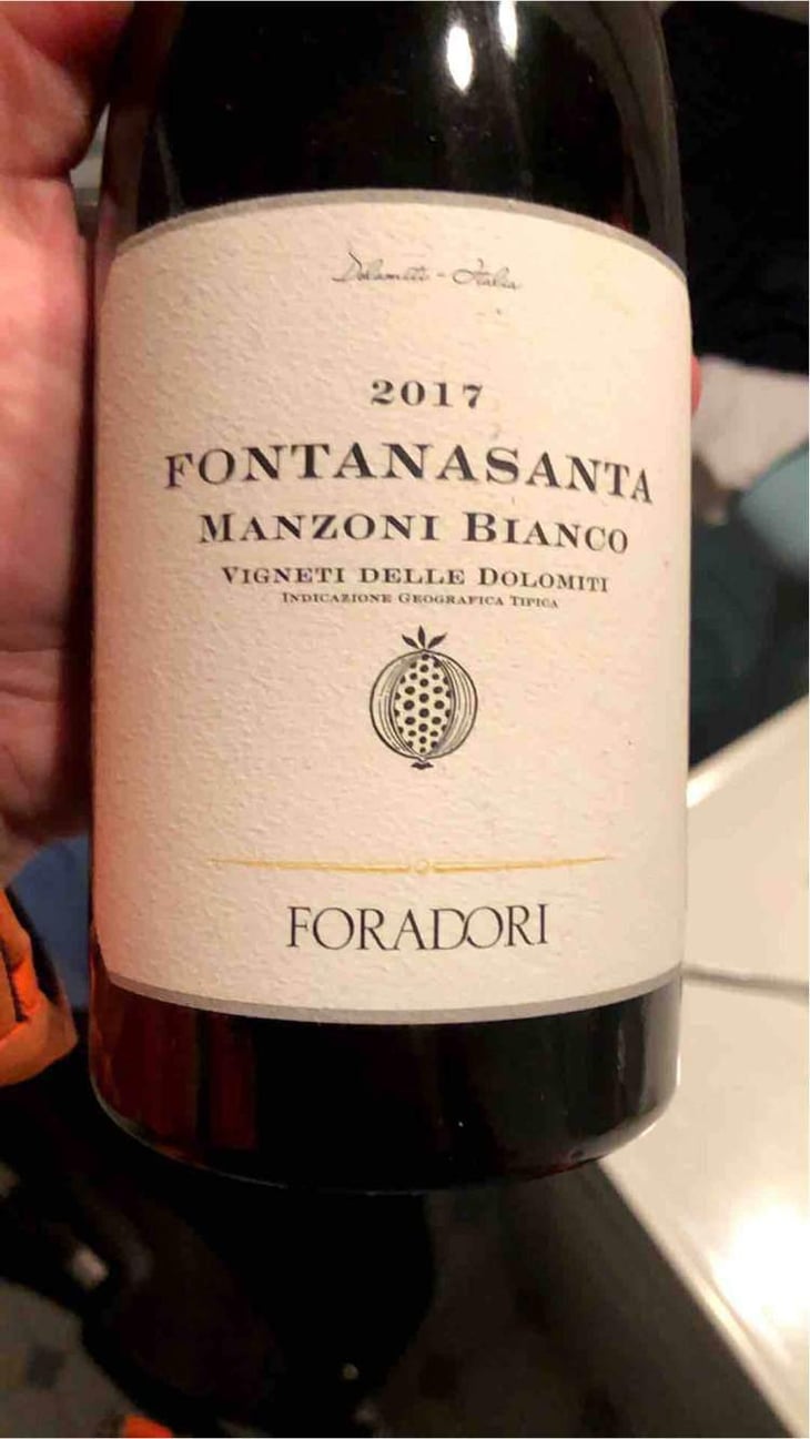 Fontanasanta Manzoni Bianco - Azienda Agricola Foradori - Elisabetta Foradori 