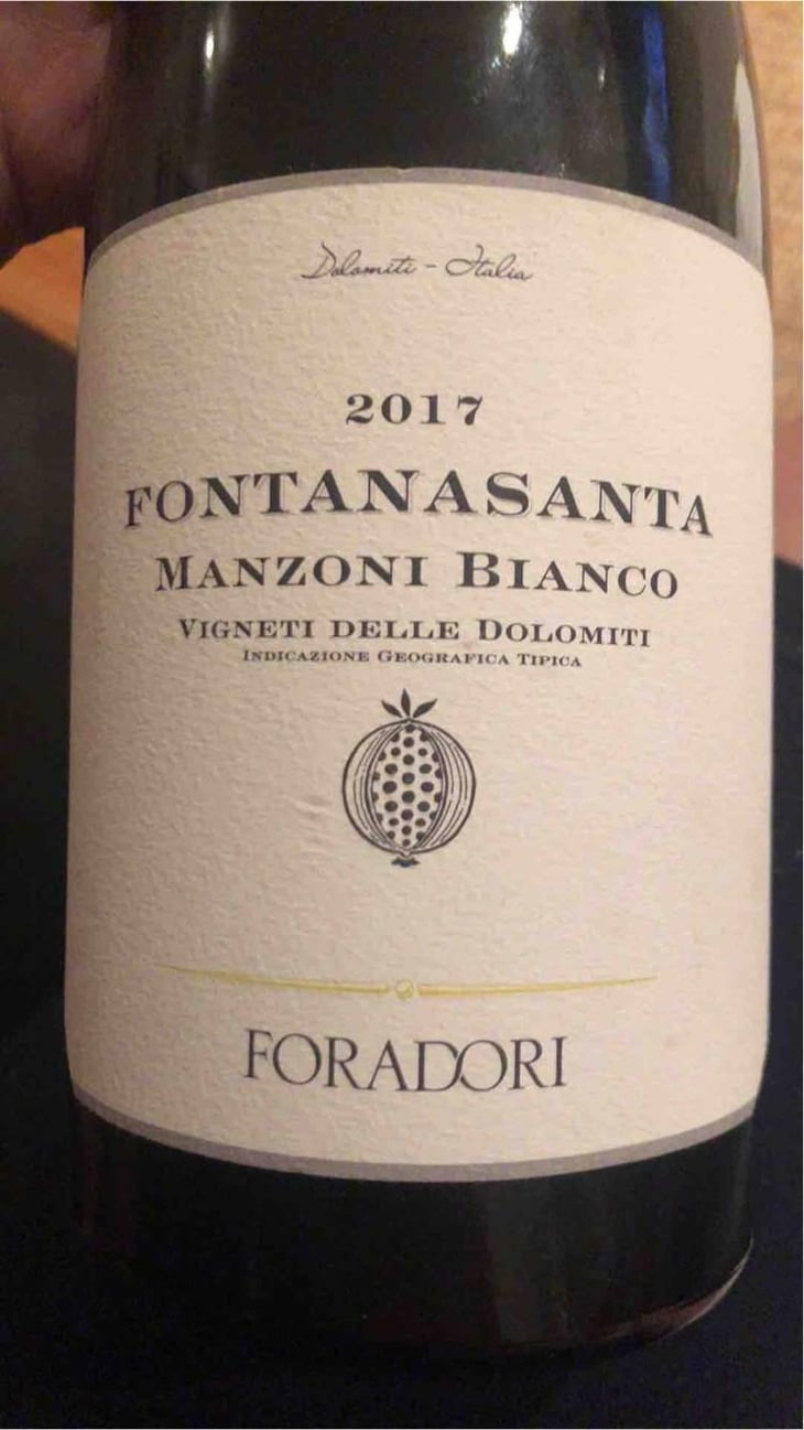 Fontanasanta Manzoni Bianco - Azienda Agricola Foradori - Elisabetta Foradori 