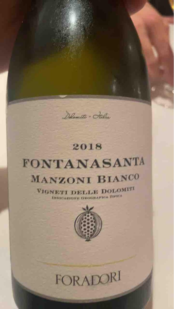 Fontanasanta Manzoni Bianco - Azienda Agricola Foradori - Elisabetta Foradori 